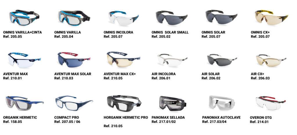 lentes de seguridad antivaho y antirayas