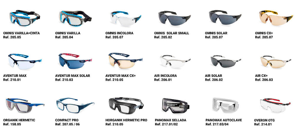 gafas de seguridad antivaho y antirayas